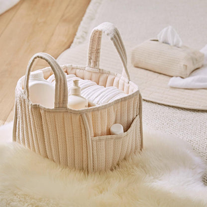 CuddleCo Changing Set - Cashmere Waffle