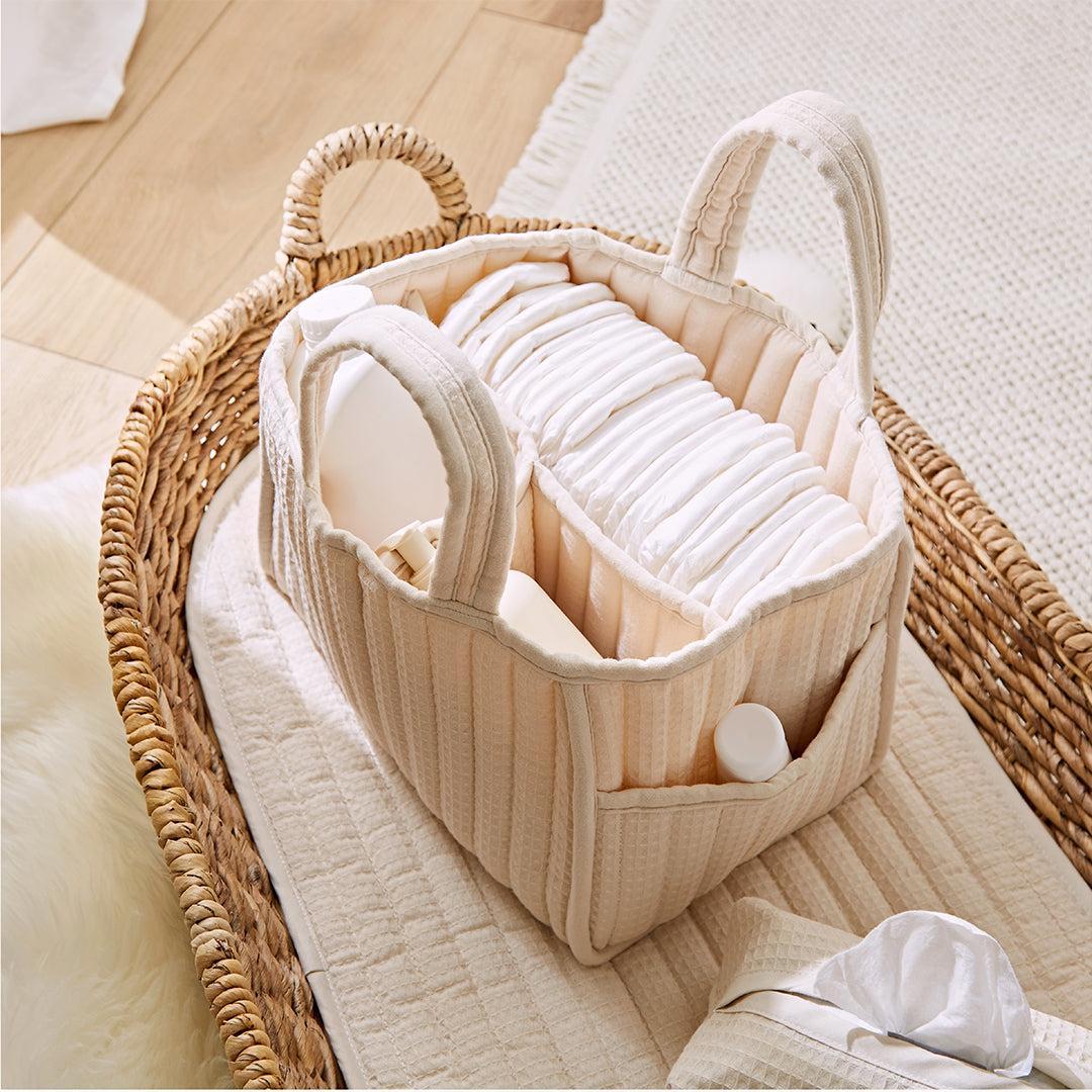 CuddleCo Changing Set - Cashmere Waffle