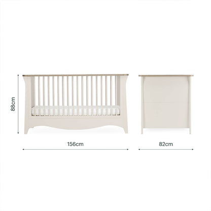 CuddleCo Clara Luxe 3pc Set - Cashmere/Ash