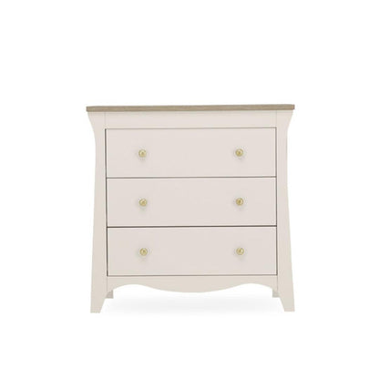 CuddleCo Clara 3-Drawer Dresser + Changer - Cashmere