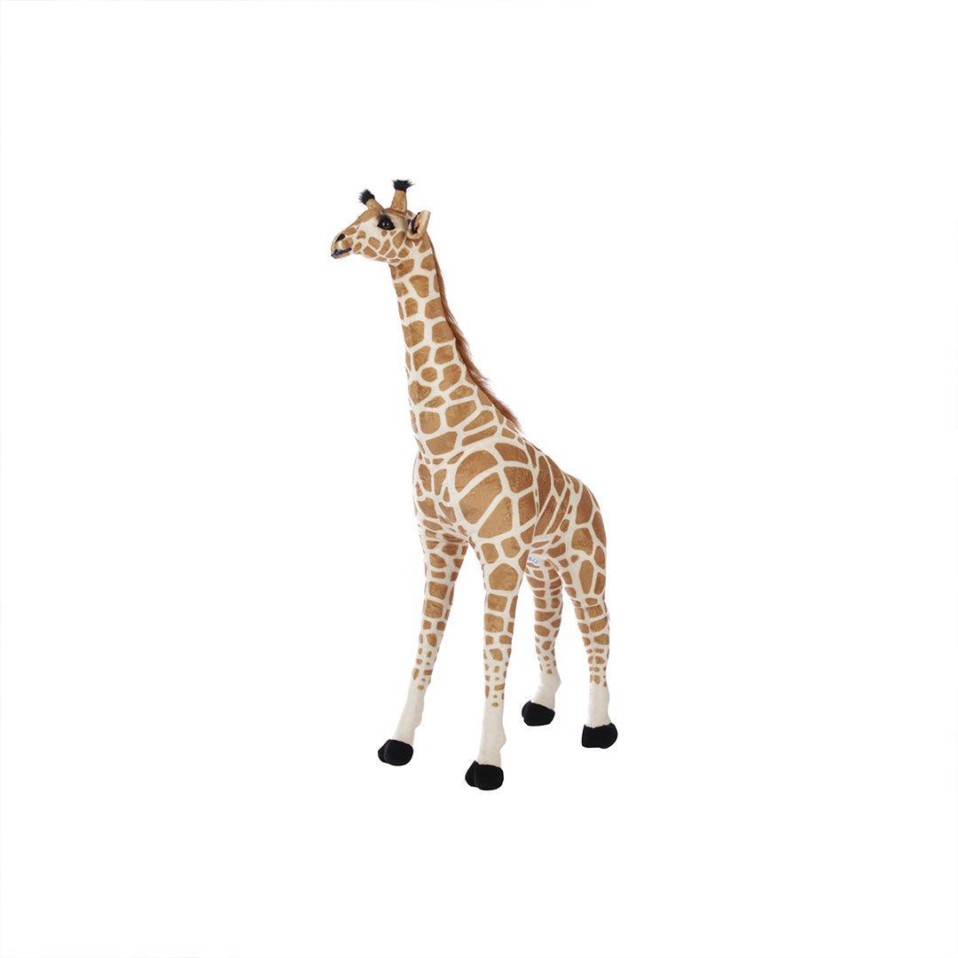 CuddleCo Small Standing Giraffe Stuffed Animal - Natural