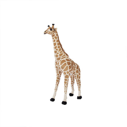 CuddleCo Small Standing Giraffe Stuffed Animal - Natural