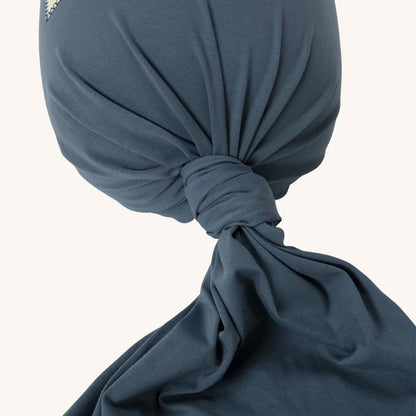 Cushy Puff Pregnancy Pillow - Stone Blue