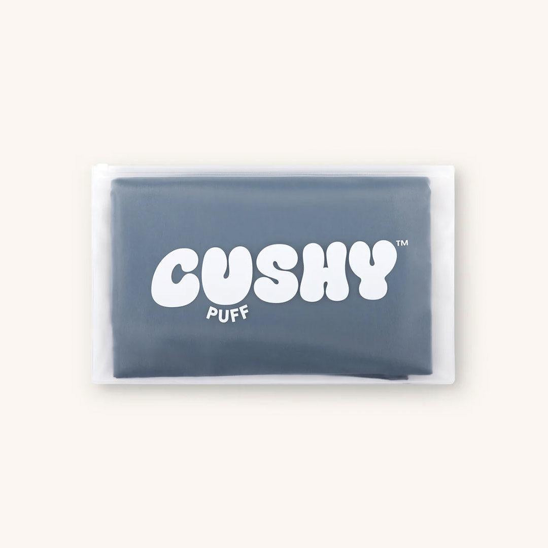 Cushy Puff Pregnancy Pillow Cover - Stone Blue