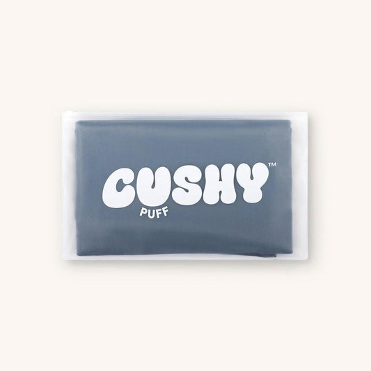 Cushy Puff Pregnancy Pillow Cover - Stone Blue