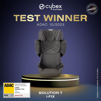 CYBEX Solution T i-Fix Plus Car Seat - Mirage Grey
