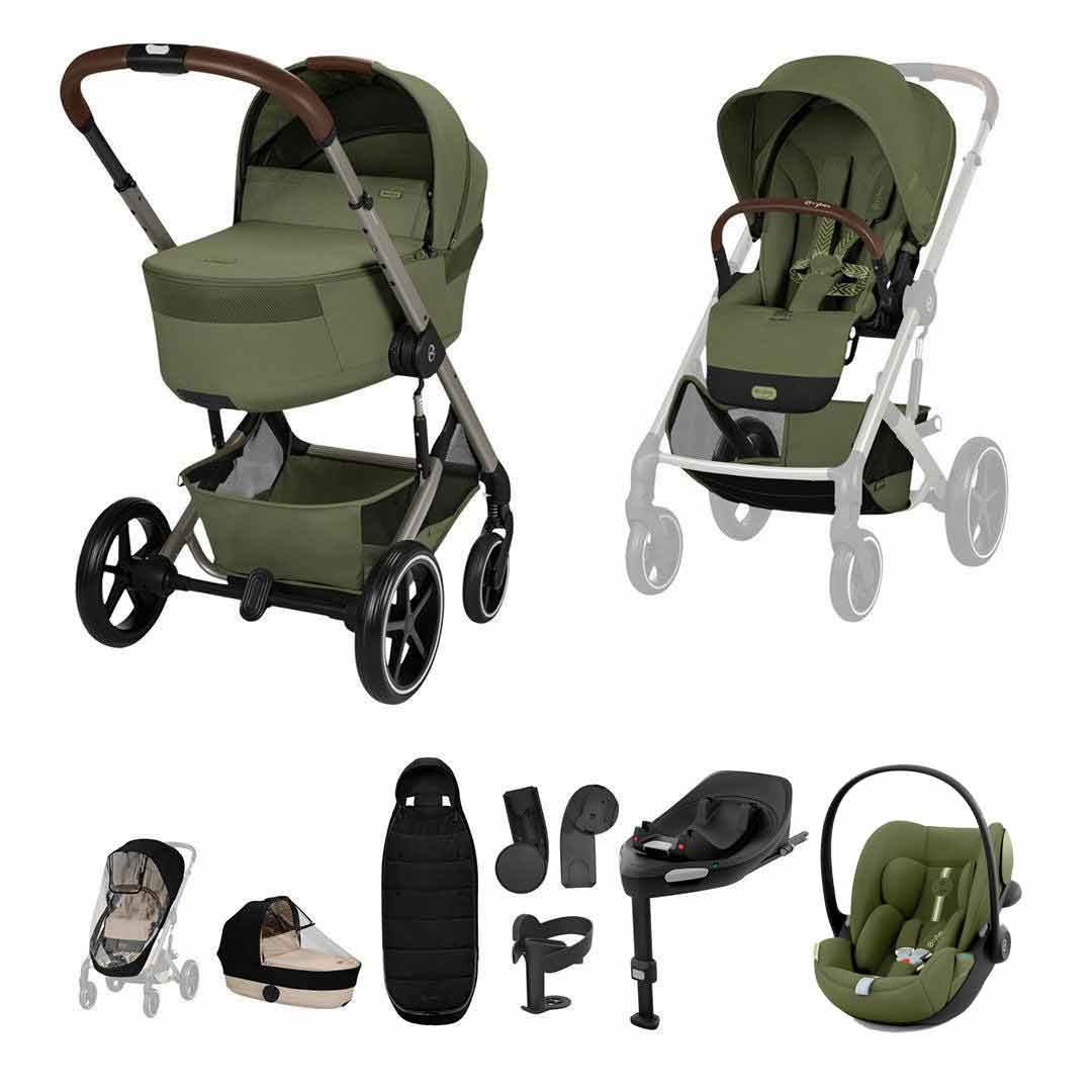 CYBEX Balios + Fold Cot Ultimate Travel System Bundle