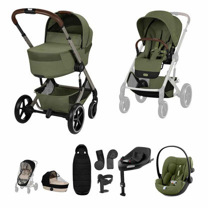 CYBEX Balios + Fold Cot Ultimate Travel System Bundle