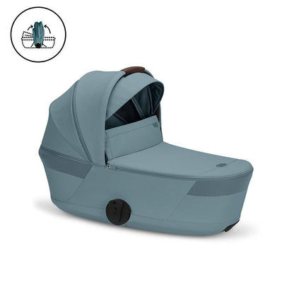 CYBEX Balios S Lux Pushchair + Fold Carry Cot - Stormy Blue