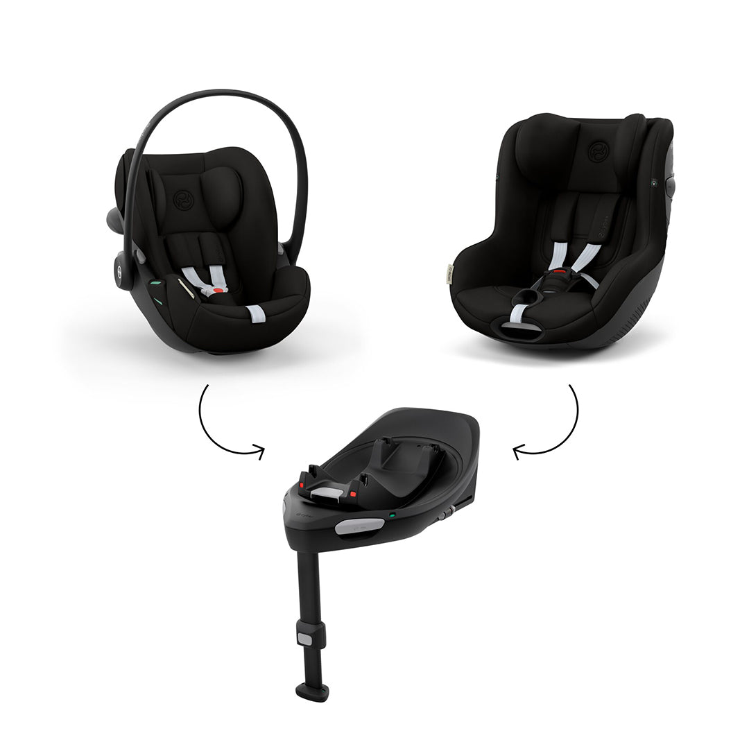 CYBEX Base G3 360° Rotating ISOFIX Car Seat Base - Black