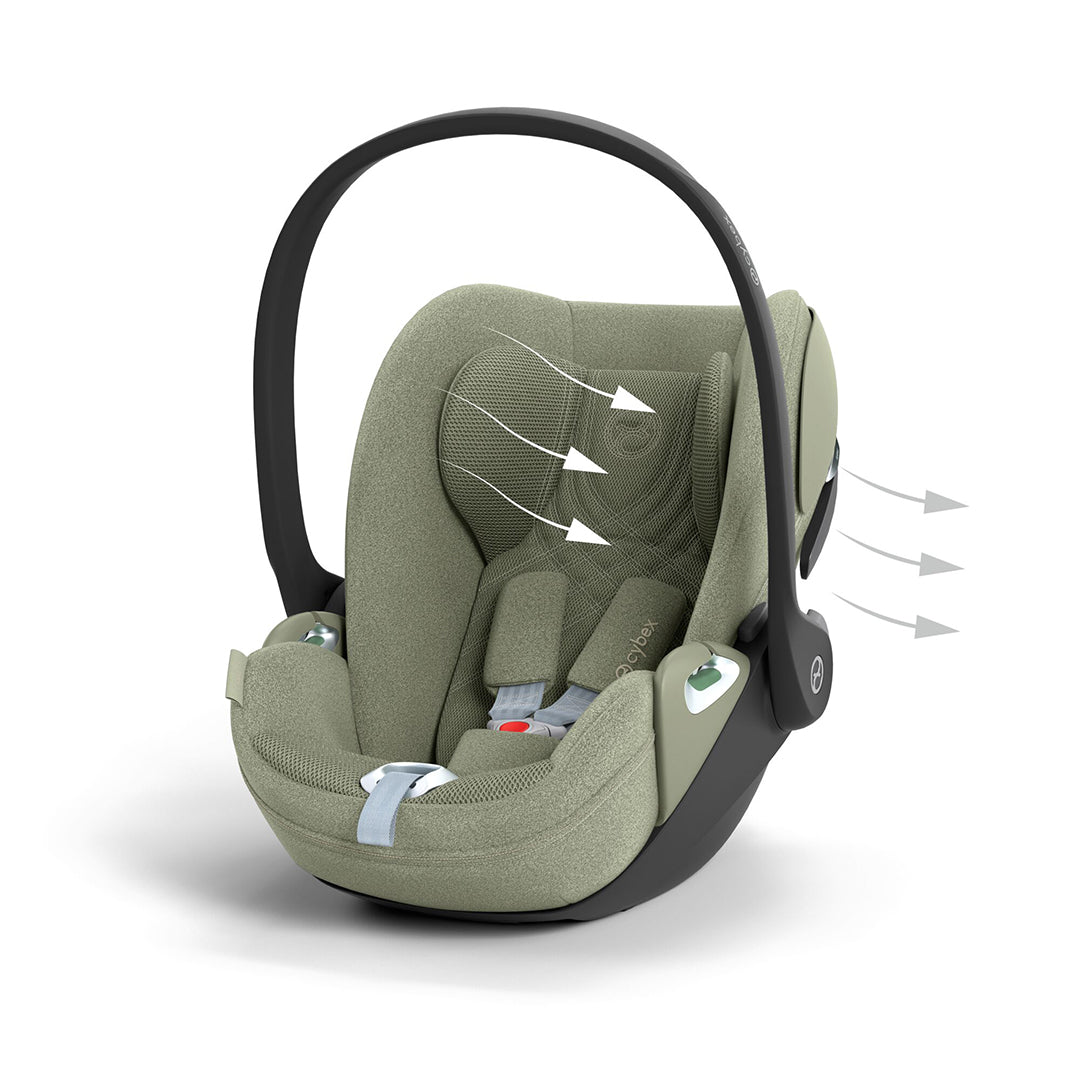 CYBEX Cloud T i-Size Plus Car Seat - Sage Green