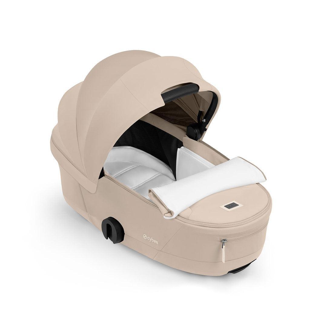 CYBEX Coya Comfort Compact Stroller & Carrycot - Cozy Beige/Black