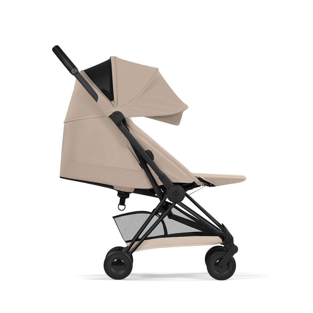 CYBEX Coya Comfort Compact Stroller & Carrycot - Cozy Beige/Black