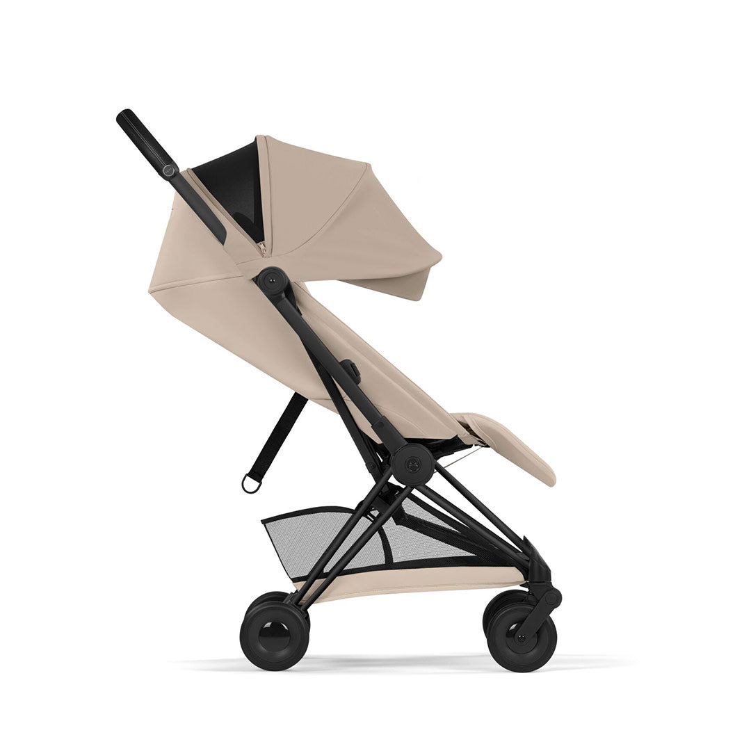 CYBEX Coya Comfort Compact Stroller & Carrycot - Cozy Beige/Black