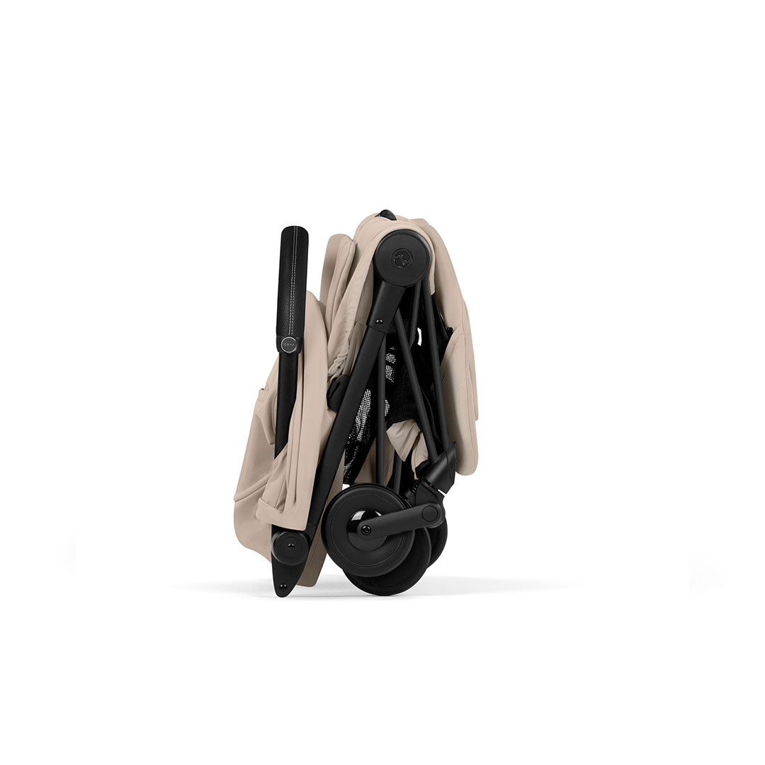 CYBEX Coya Comfort Compact Stroller & Carrycot - Cozy Beige/Black