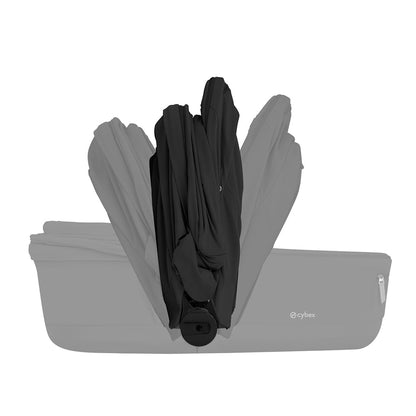 CYBEX e-PRIAM Pushchair & Fold Cot - Comfort - Sepia Black/Black