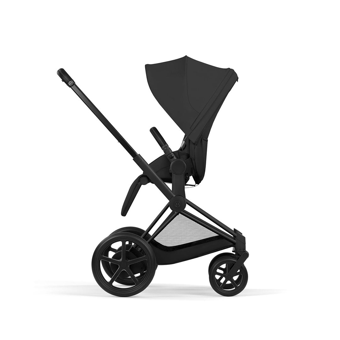 CYBEX e-PRIAM Pushchair & Fold Cot - Comfort - Sepia Black/Black