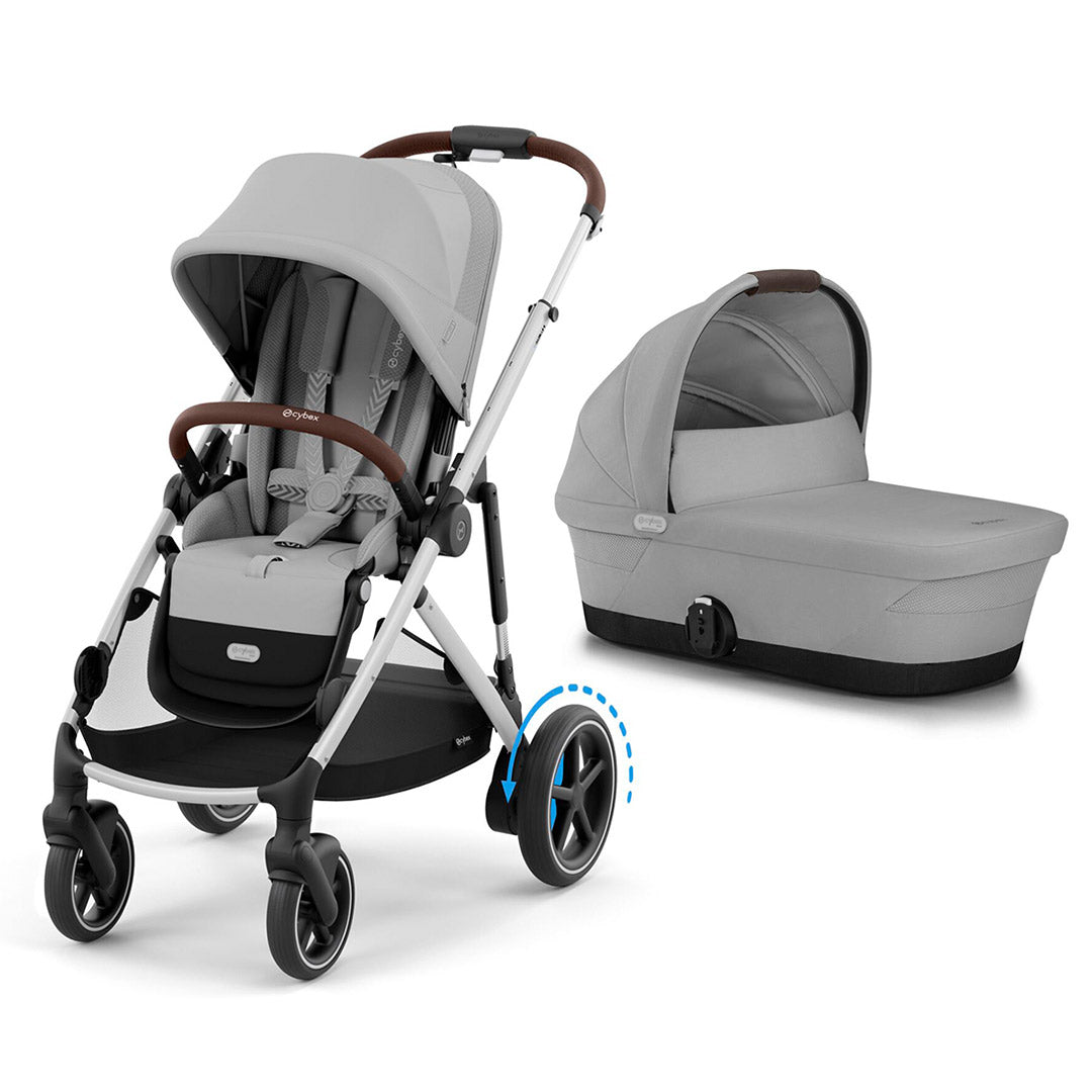 CYBEX e-Gazelle S Pushchair - Stone Grey