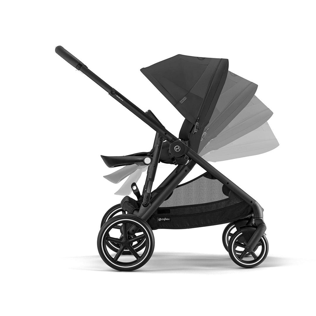 CYBEX Gazelle S Pushchair - Moon Black - Black