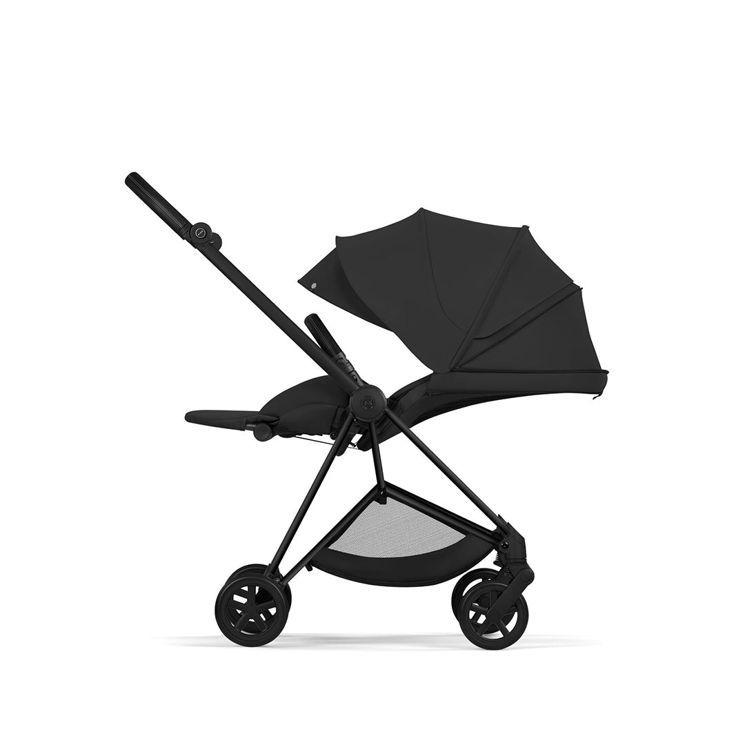 CYBEX Mios Comfort Pushchair & Foldable Carrycot - Sepia Black/Black