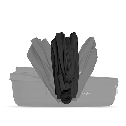 CYBEX Mios Comfort Pushchair & Foldable Carrycot - Sepia Black/Black
