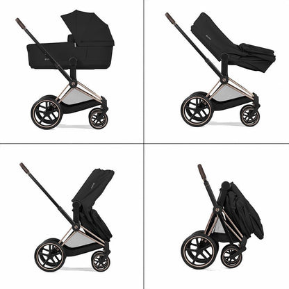 CYBEX PRIAM Fold Cot Newborn to Toddler Travel System Bundle - Style