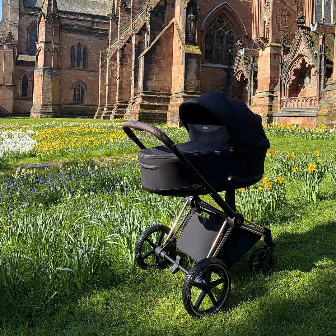 CYBEX PRIAM Fold Cot Newborn to Toddler Travel System Bundle - Style