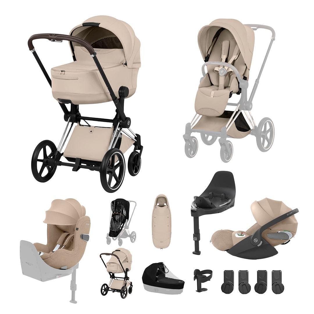 CYBEX PRIAM Fold Cot Newborn to Toddler Travel System Bundle - Style