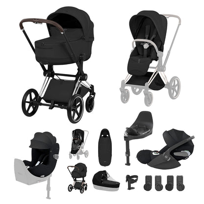 CYBEX PRIAM Fold Cot Newborn to Toddler Travel System Bundle - Style