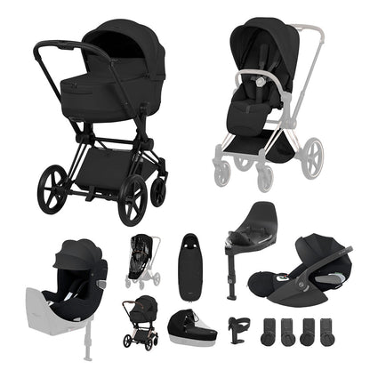 CYBEX PRIAM Fold Cot Newborn to Toddler Travel System Bundle - Style