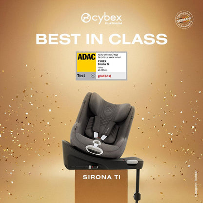 CYBEX Sirona Ti i-Size Plus Car Seat - Peach Pink