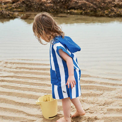 Dock & Bay Kid's Beach Poncho - Whitsunday Blue