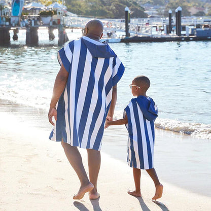 Dock & Bay Kid's Beach Poncho - Whitsunday Blue