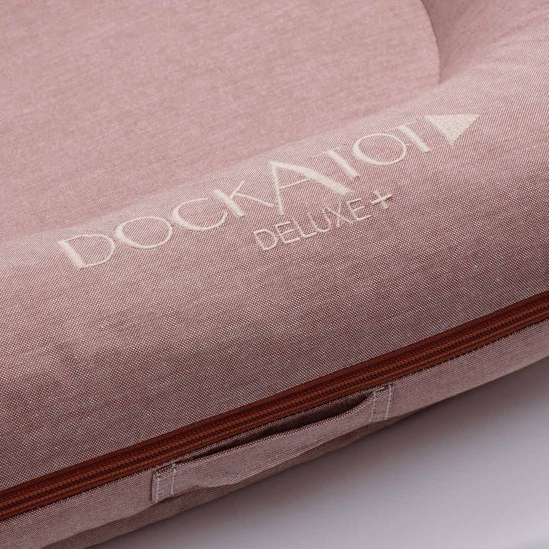 DockATot Deluxe+ Cover - Ginger Chambray