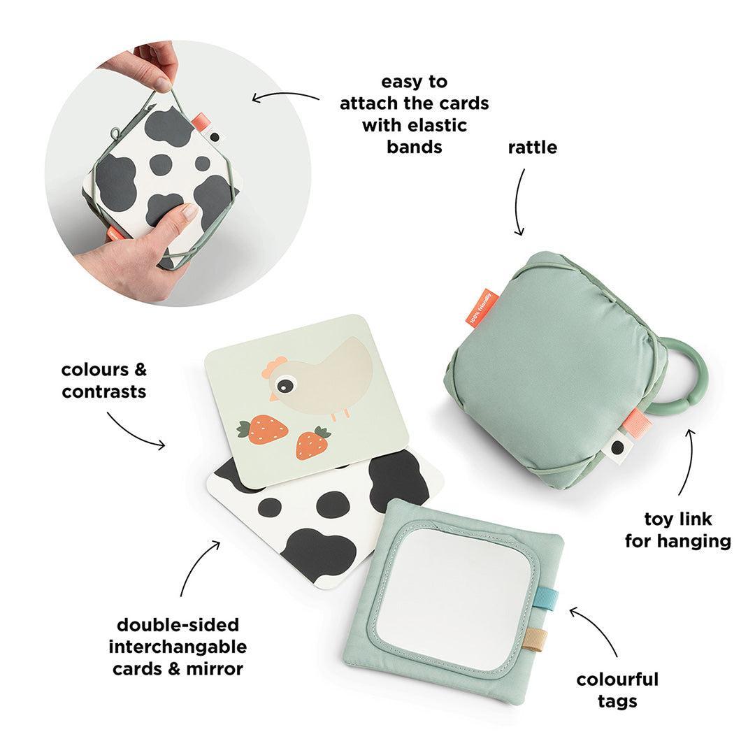 Done by Deer Baby Contrast Card Holder - Tiny Farm