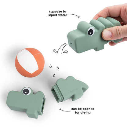 Done by Deer Bath Squirter Toy - Croco Green