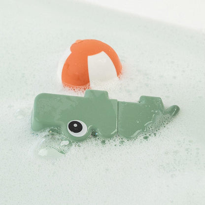 Done by Deer Bath Squirter Toy - Croco Green