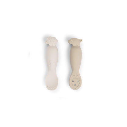 Done By Deer Learning Spoon Set - Tiny Farm Sand