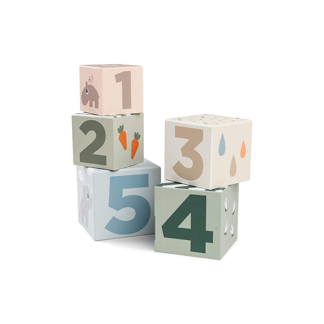 Done By Deer Stacking Cubes 5 pcs - Deer Friends Colour Mix