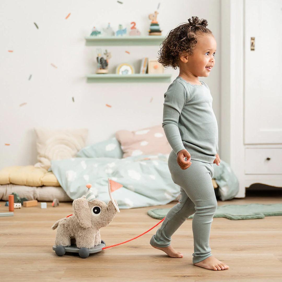 Done by Deer Pull Along 2-in-1 Toy - Elphee Sand