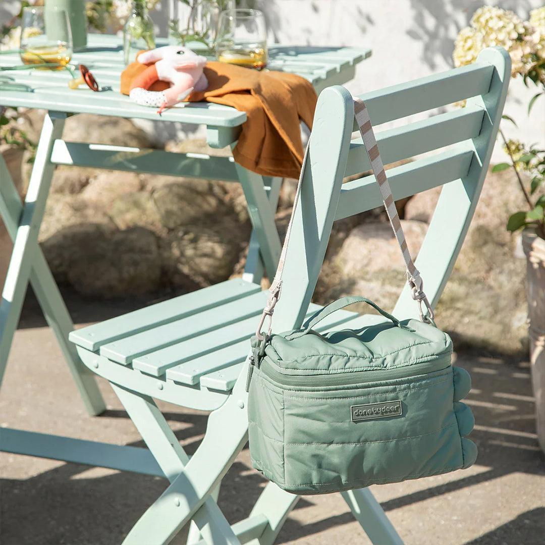 Done by Deer Quilted Insulated Bag - Croco Green