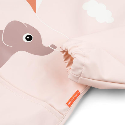 Done by Deer Sleeved Pocket Bib - Powder