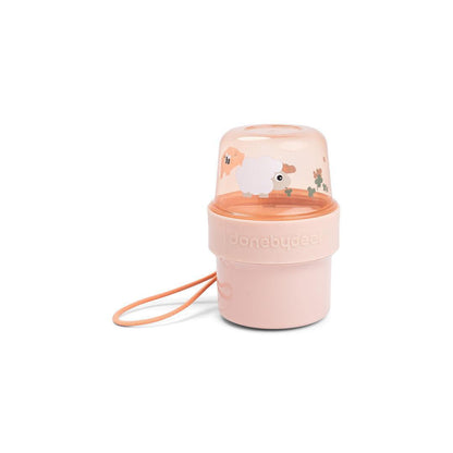 Done By Deer To Go 2-way Snack Container - Tiny Farm Powder