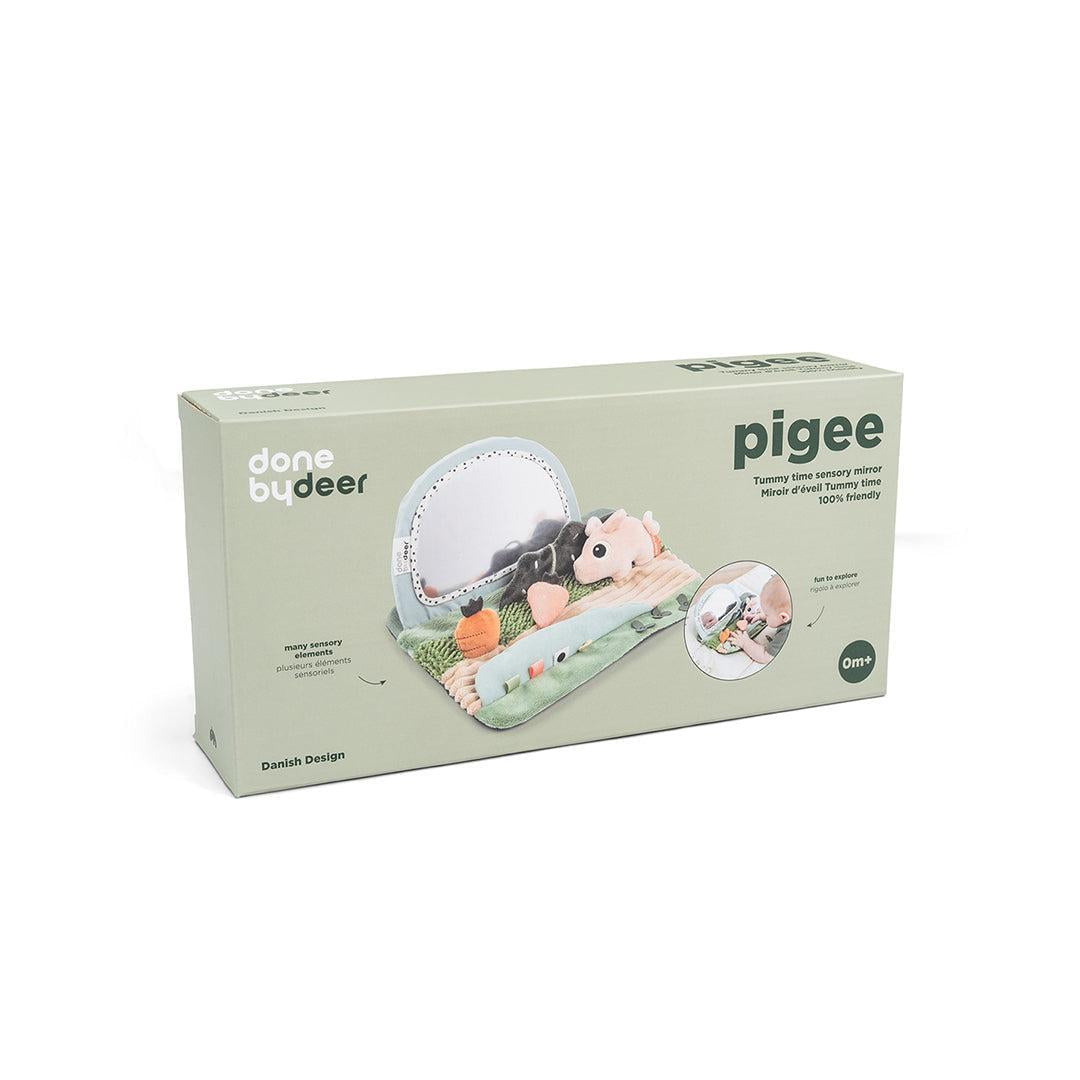 Done By Deer Tummy Time Sensory Mirror - Tiny Farm Colour Mix