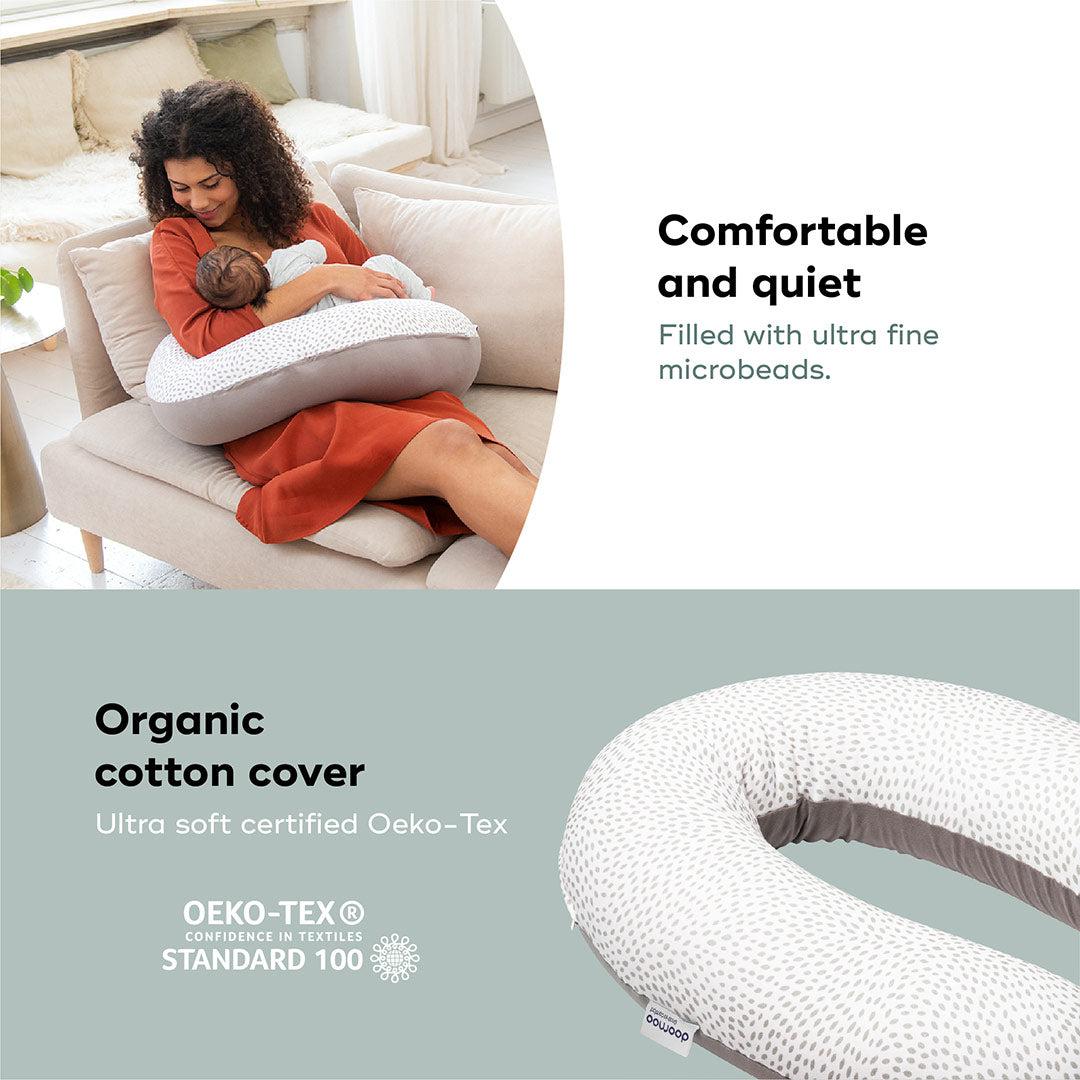 Doomoo Buddy Maternity Pillow - Risotto Taupe