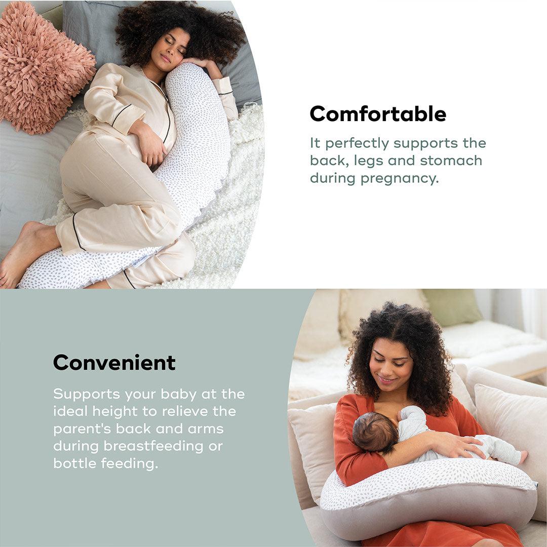 Doomoo Buddy Maternity Pillow - Risotto Taupe