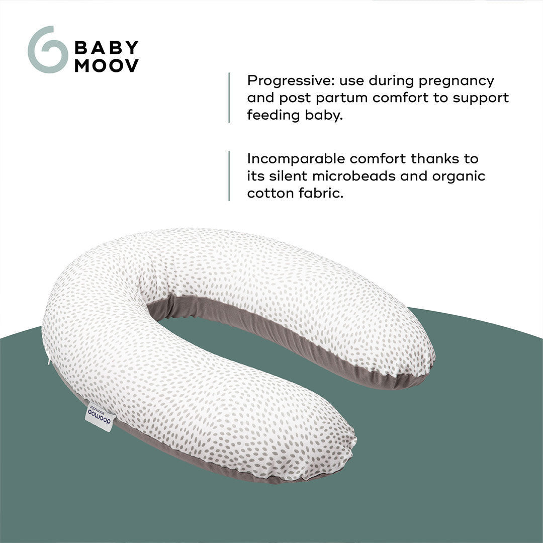 Doomoo Buddy Maternity Pillow - Risotto Taupe
