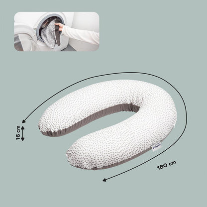 Doomoo Buddy Maternity Pillow - Risotto Taupe