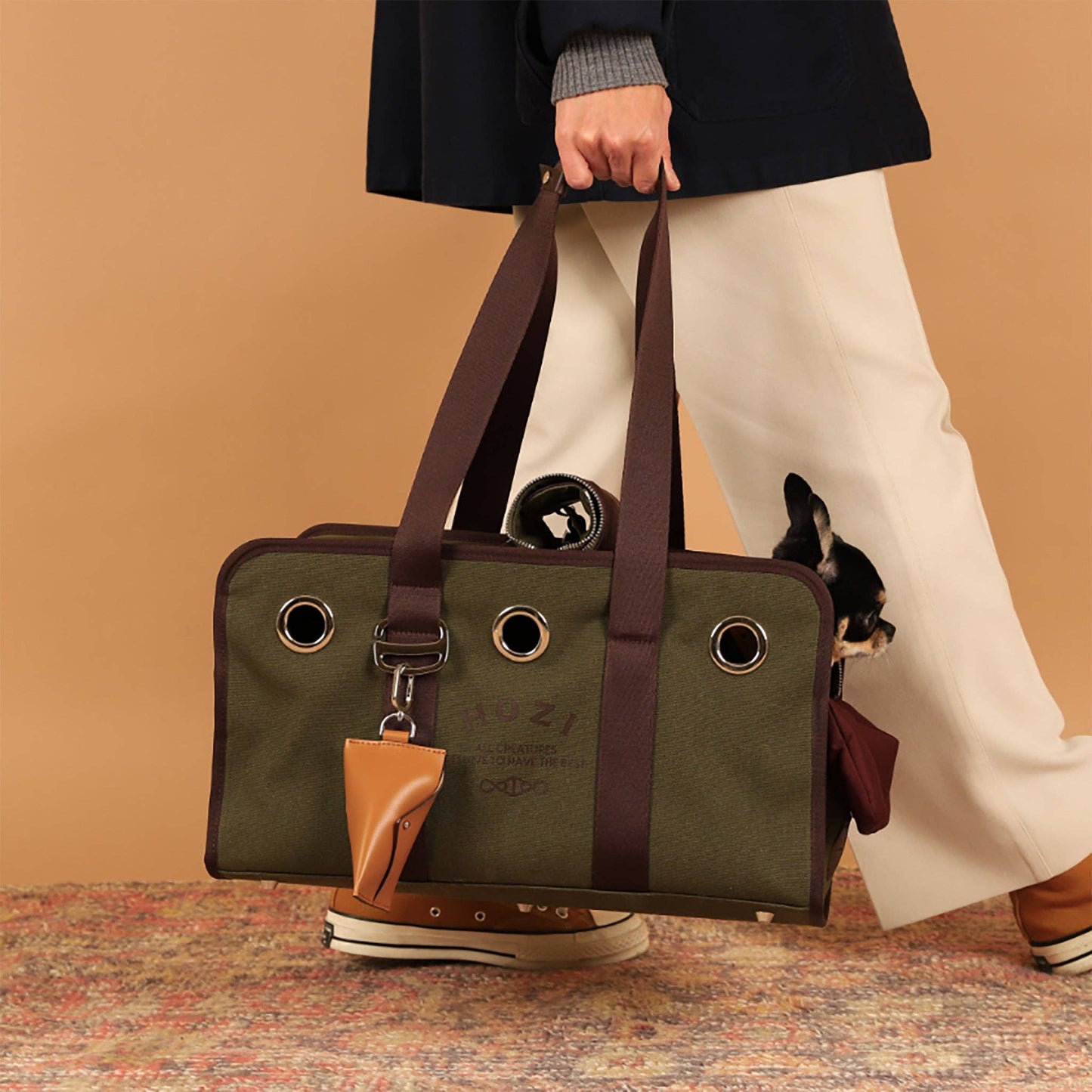 Hozi - Hozi Canvas Carrier - Khaki