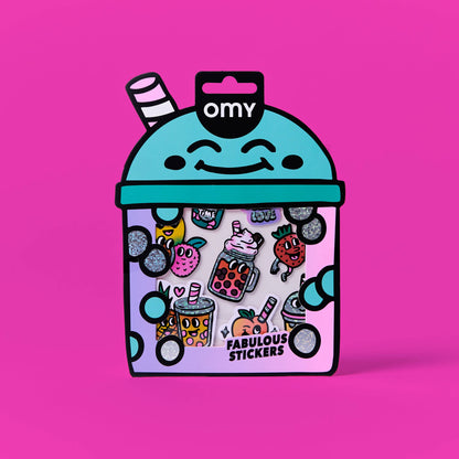 36 ASSORTED STICKERS - BIG